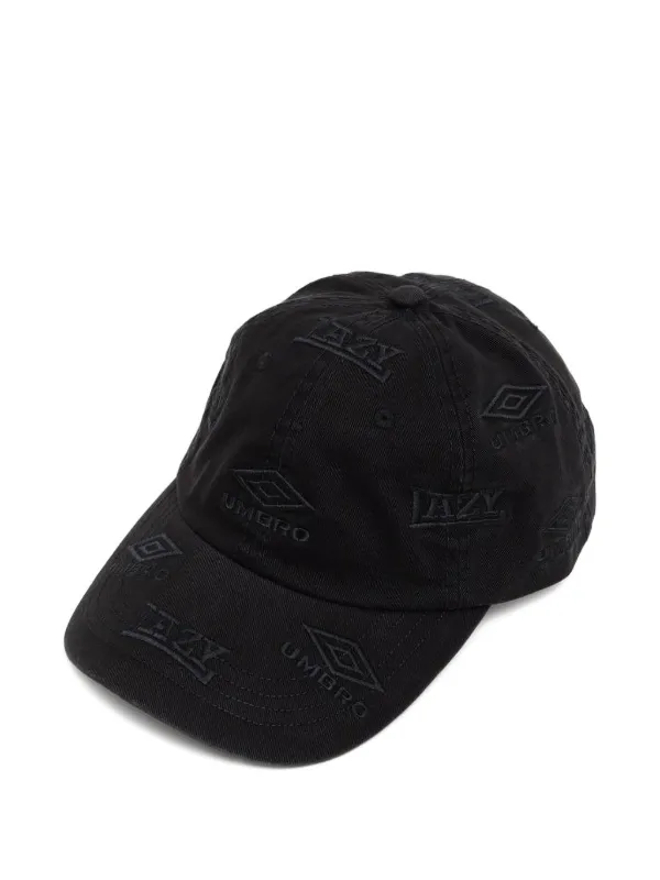 【メーカー直送】 UMBRO x Slam Jam Lazy Baseball Cap | Black | FARFETCH 帽子