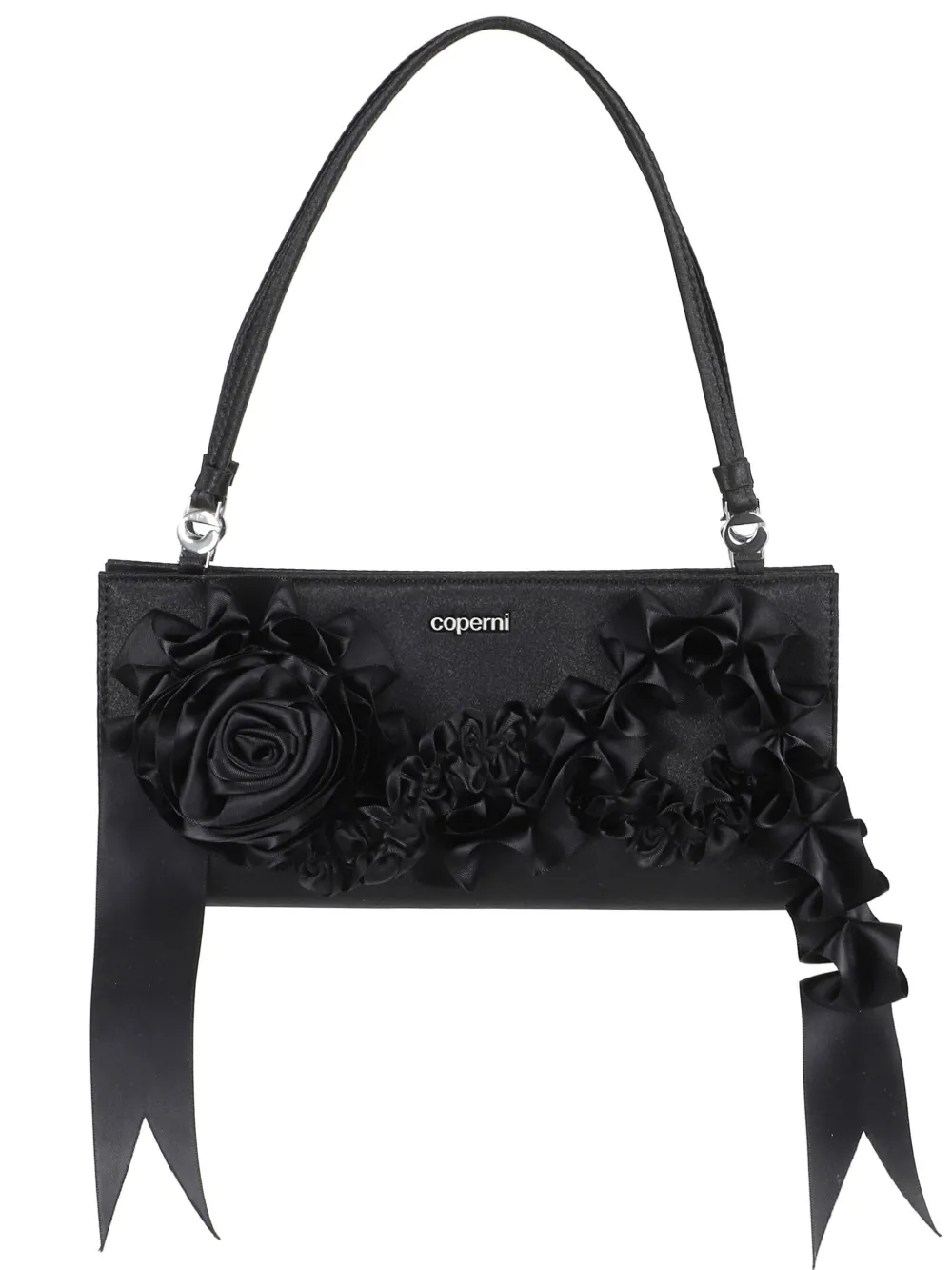Coperni satin shoulder bag | Black | Image 1