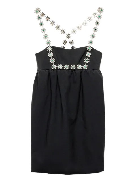 Prada embroidered mini dress