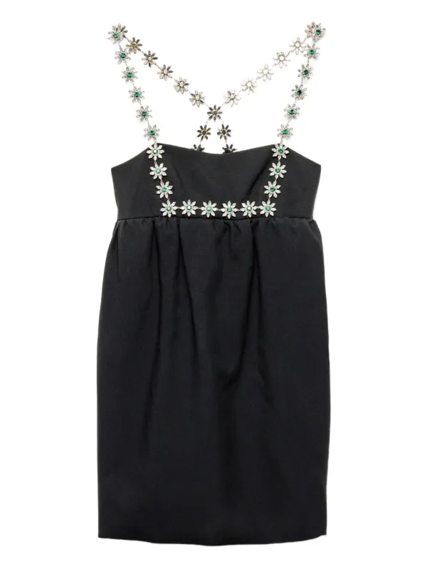 Prada ミニドレス Embroidered fabric mini-dress 関税込 29827230_59102820_600.jpg