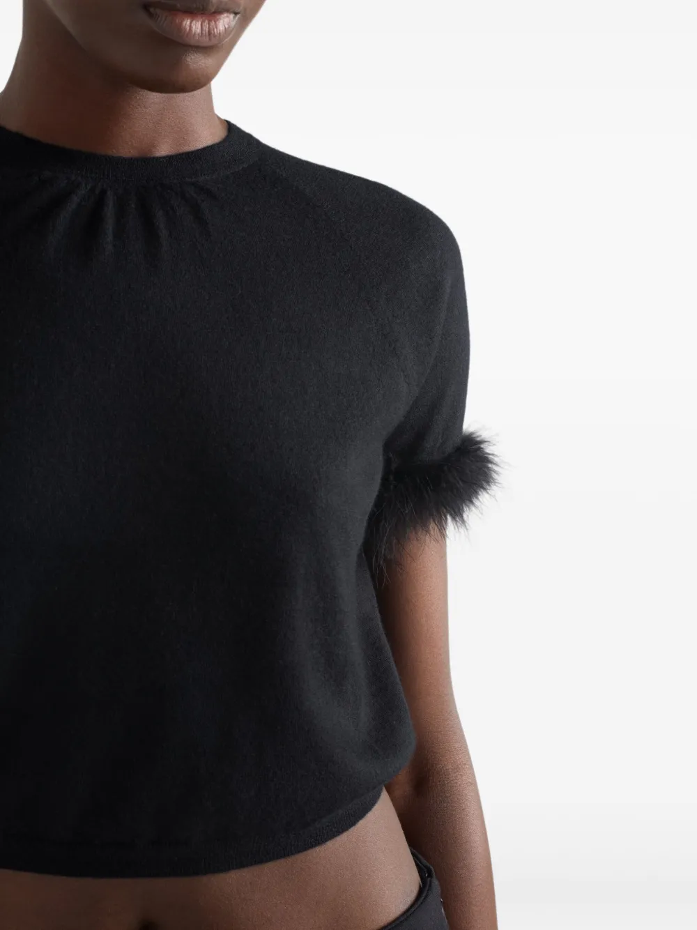 Prada Kasjmier top Zwart