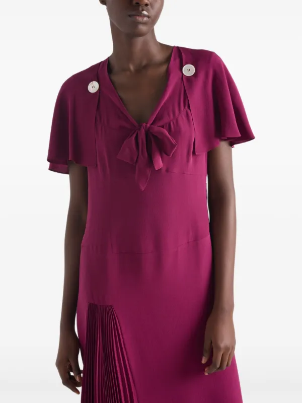 ワンピース Prada Pink silk dress Prada Silk Dress | Pink | FARFETCH BN