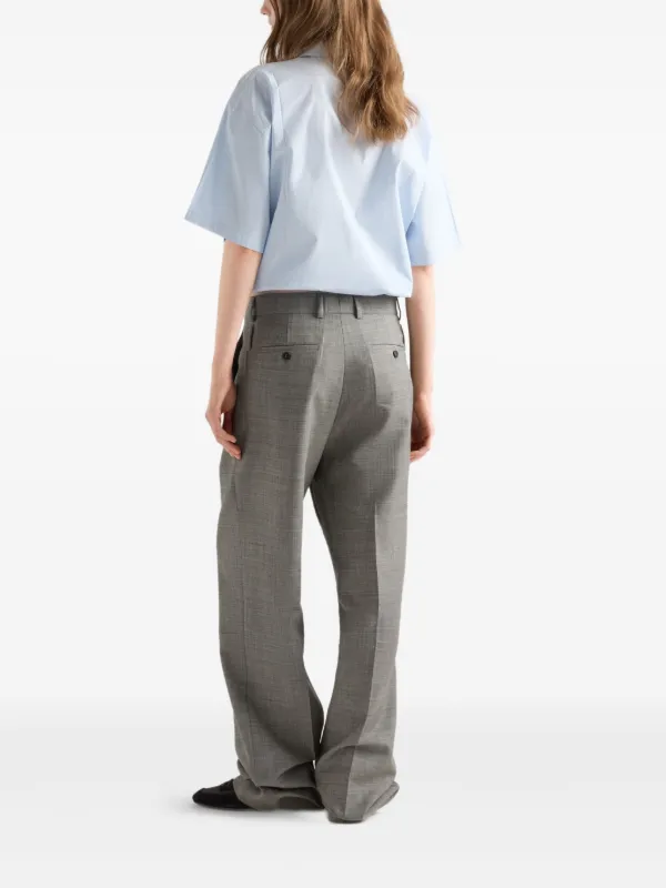 Prada Poplin Shirt | Blue | FARFETCH