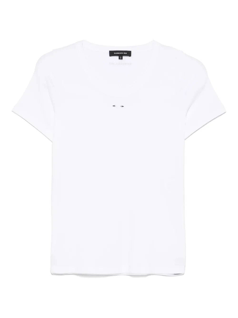Barbara Bui playera con detalle de canalé | blanco | Image 1