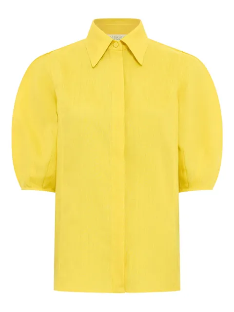 Gabriela Hearst camisa con mangas farol