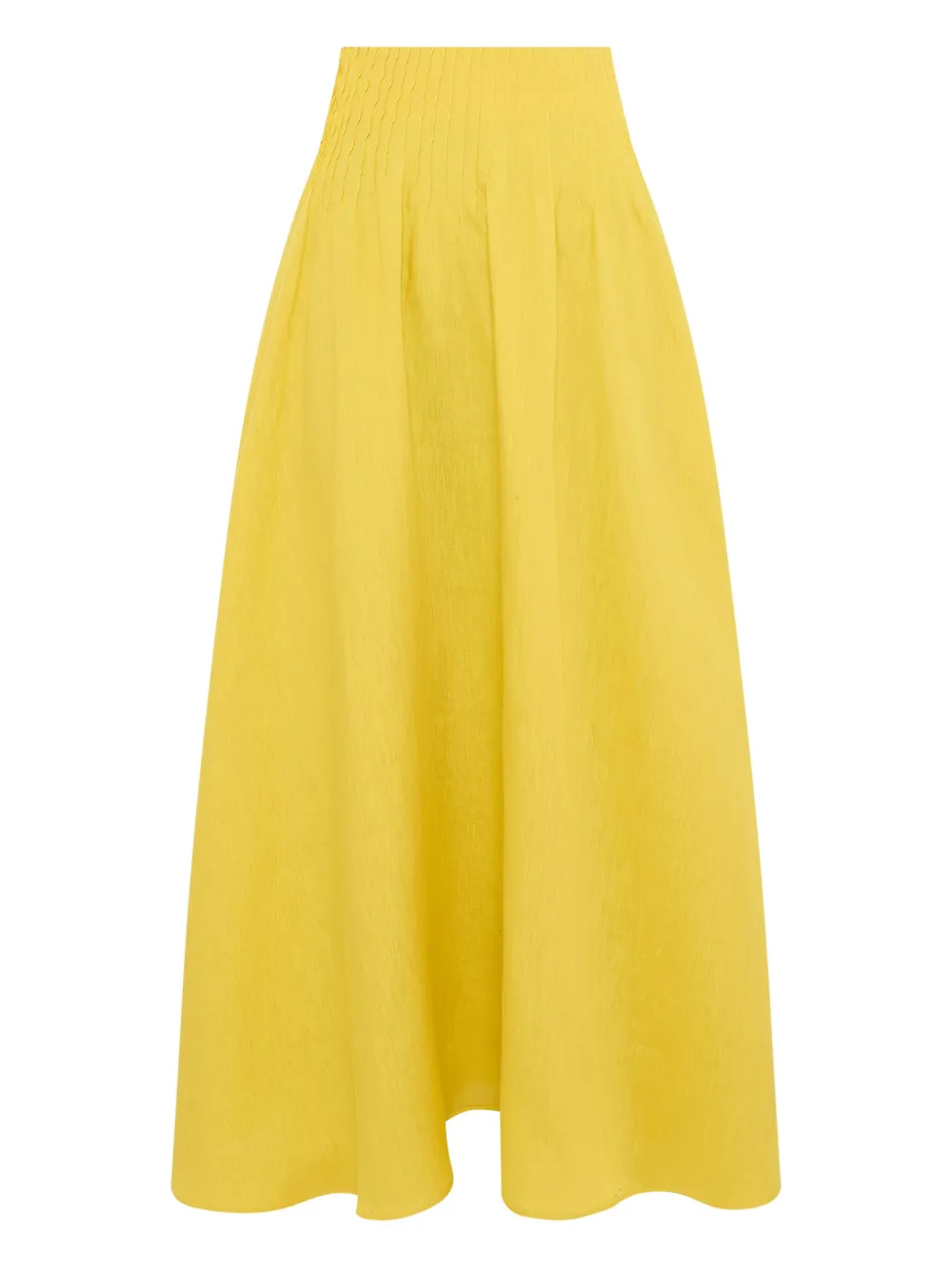 Gabriela Hearst flared skirt - Geel