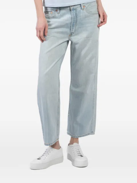 RE/DONE cropped straight-leg jeans
