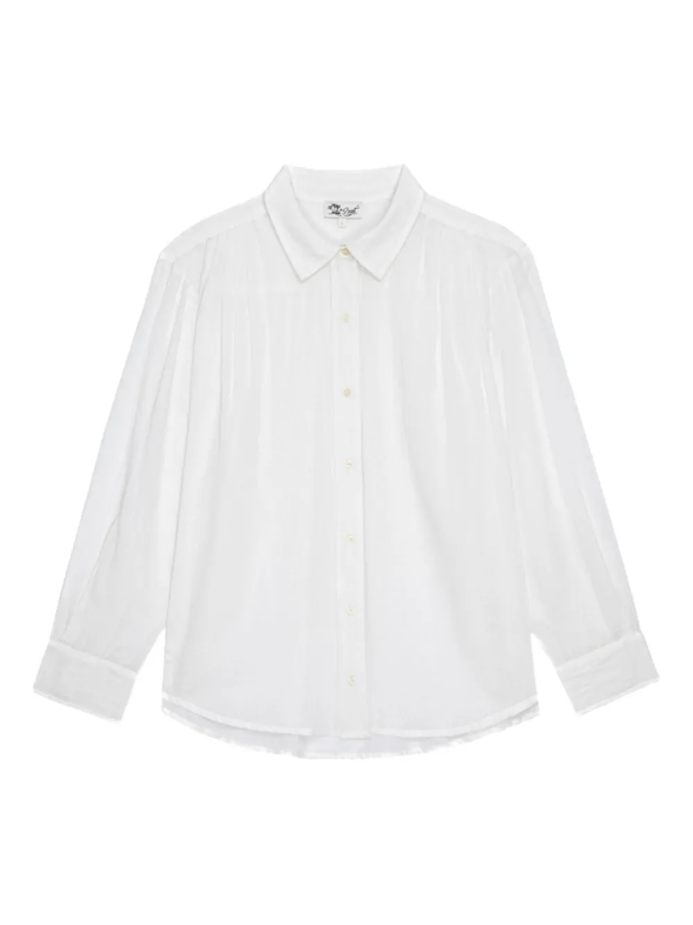 The Great. long-sleeved shirt - Weiß