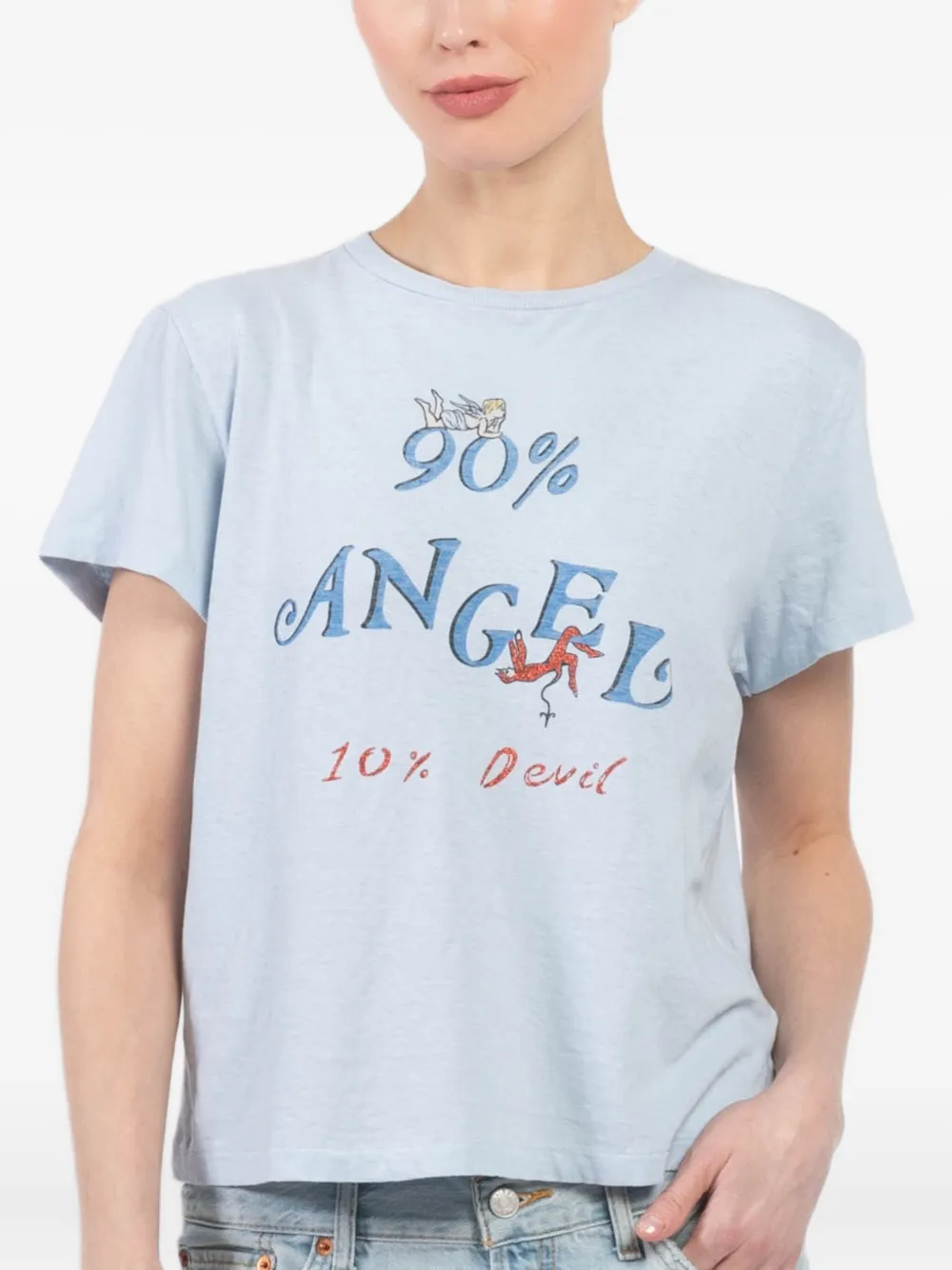 RE/DONE T-shirt Angel Devil | Abbigliamento | Image 4