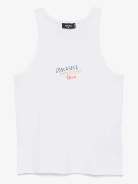 DSQUARED2 camiseta con logo bordado
