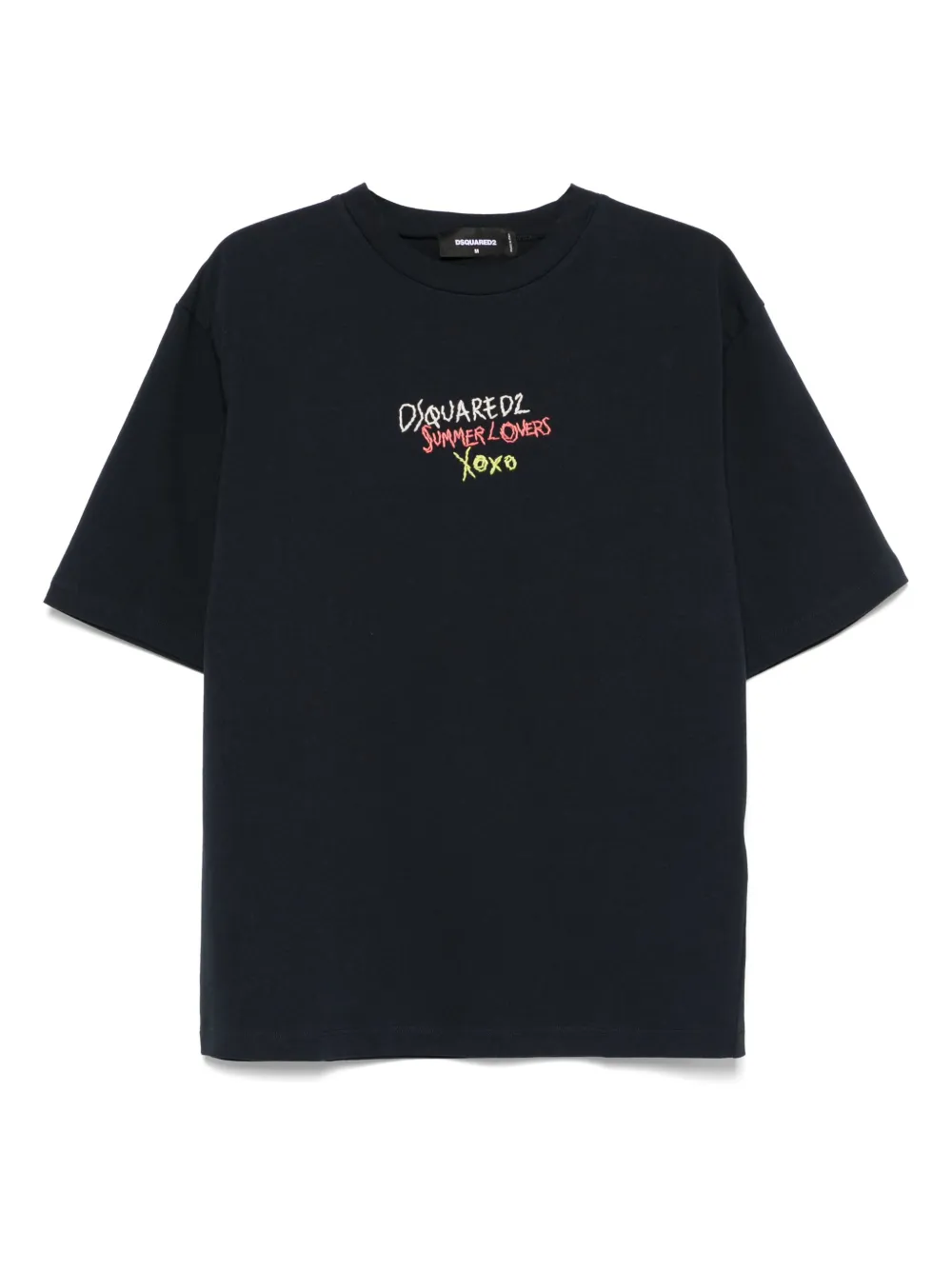 DSQUARED2 playera con logo bordado | azul | Image 1