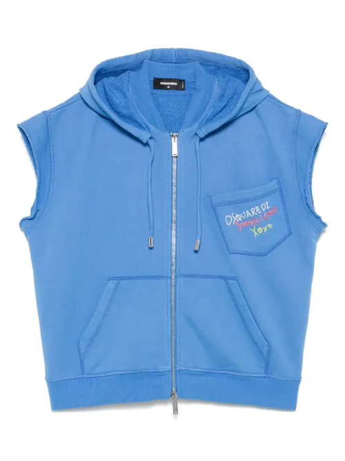 DSQUARED2 hoodie Adriana - Bleu - DSQUARED2 - Modalova