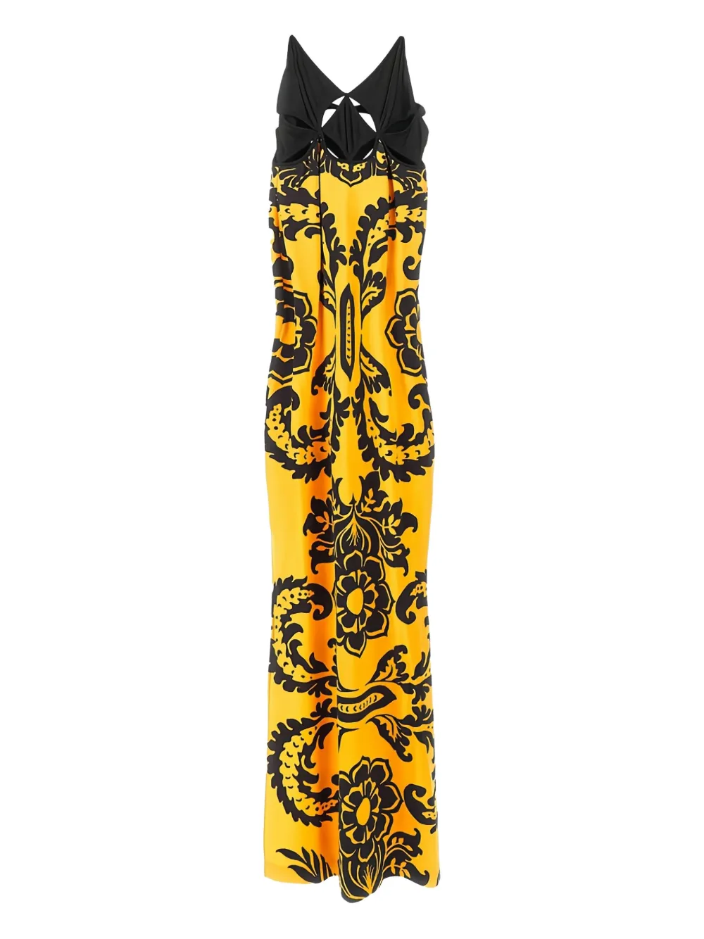 ETRO Maxi-jurk met bloemenprint Geel