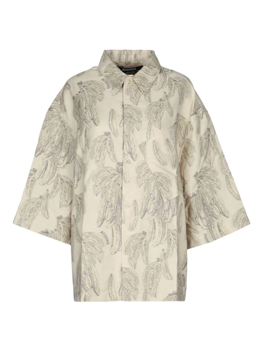 Jacquemus Banana-print Oversized Shirt