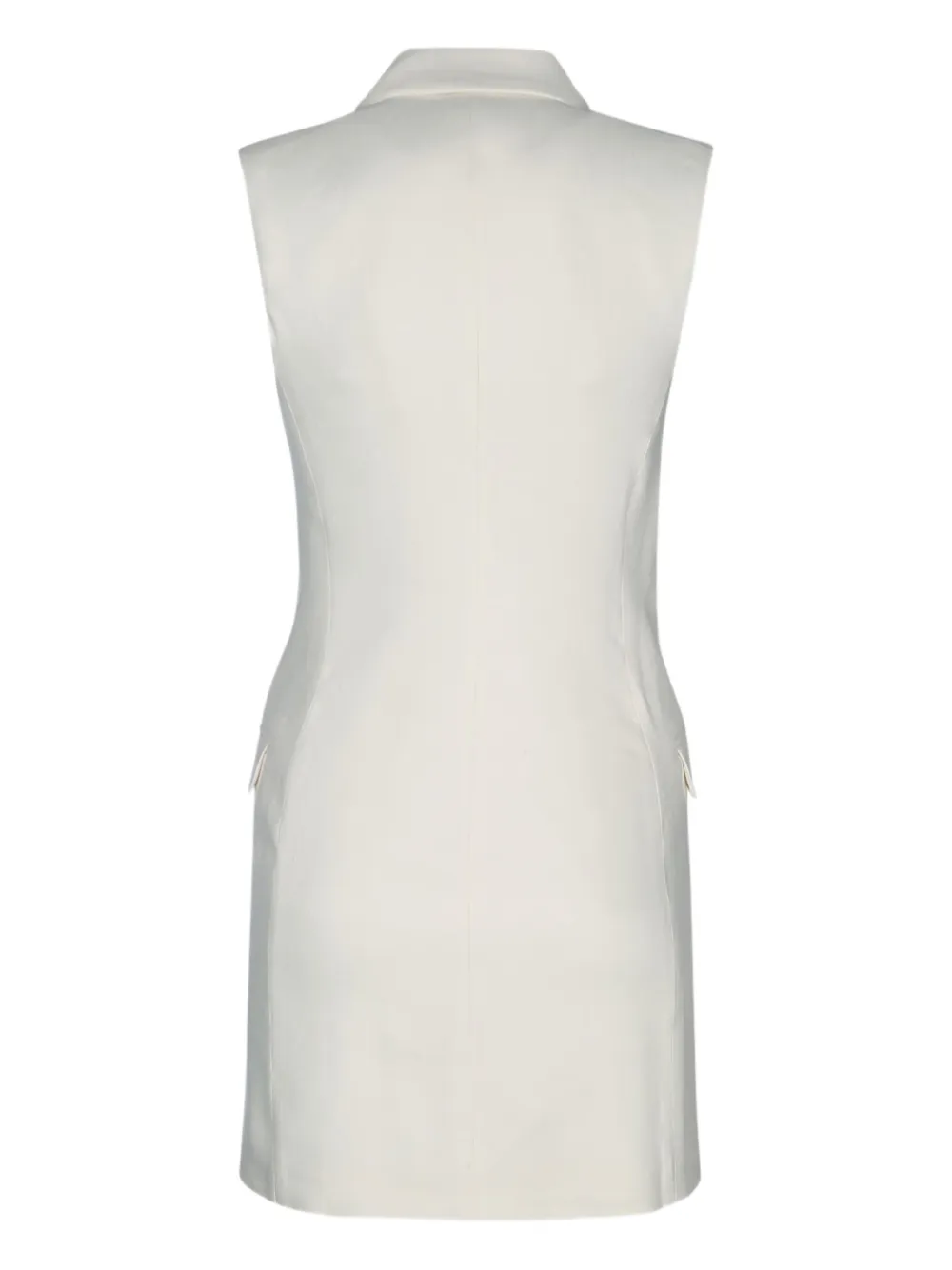 Elisabetta Franchi sleeveless blazer dress - Beige
