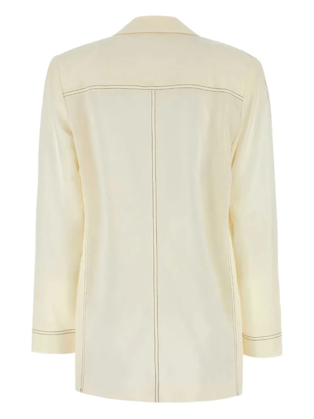 Shop Philosophy Di Lorenzo Serafini Single-breasted Blazer In Neutrals