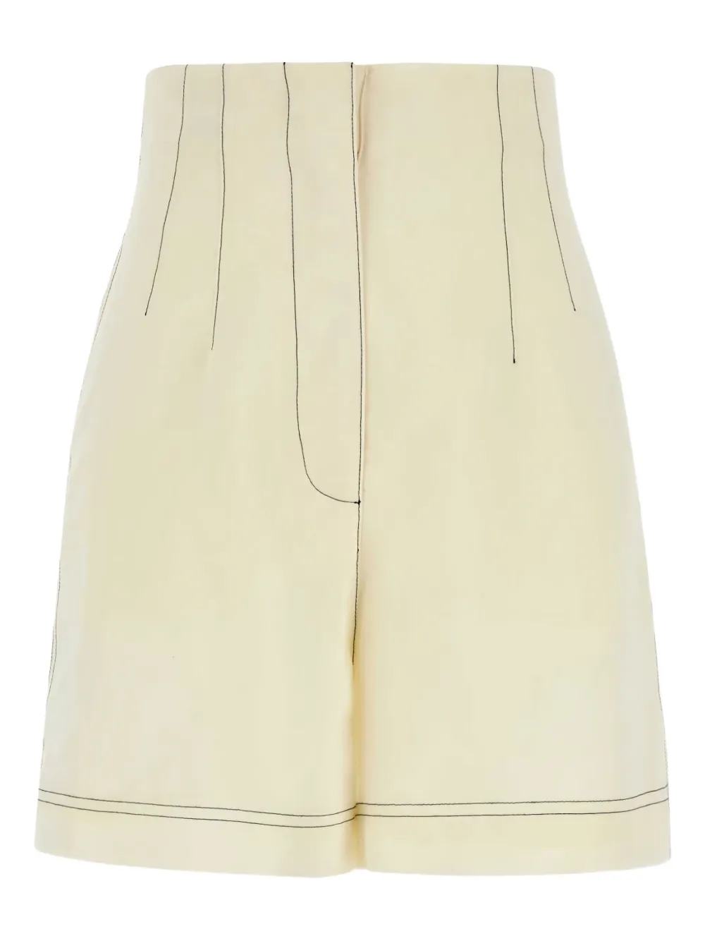 Philosophy Di Lorenzo Serafini Ivory Polyester Blend Shorts In Neutrals