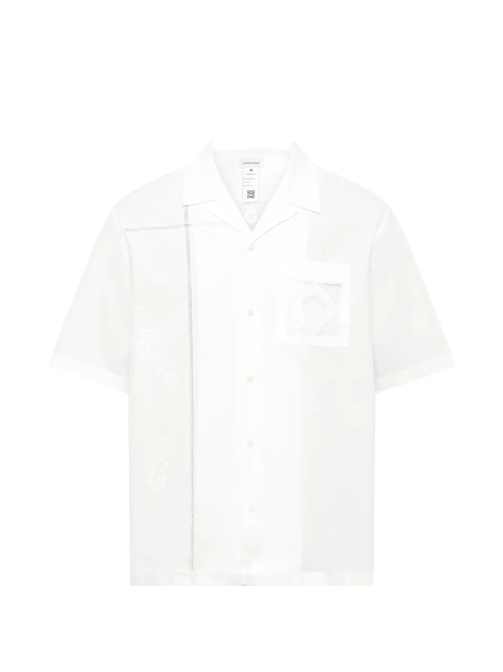 Marine Serre poplin shirt - White