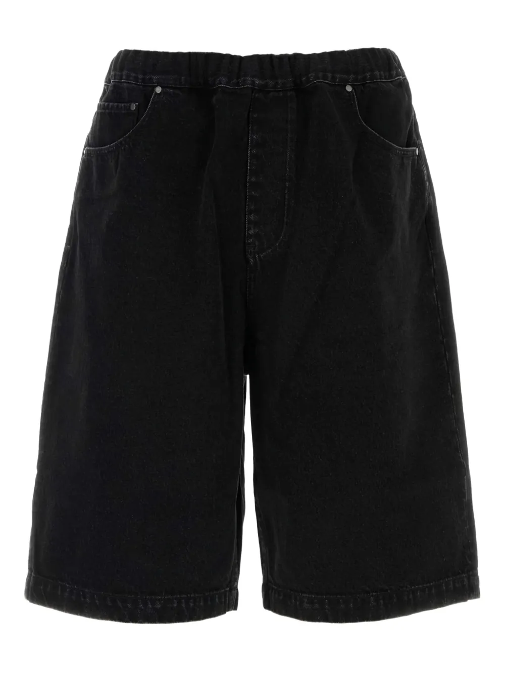 ENTIRE STUDIOS denim bermuda shorts | Black | Image 1