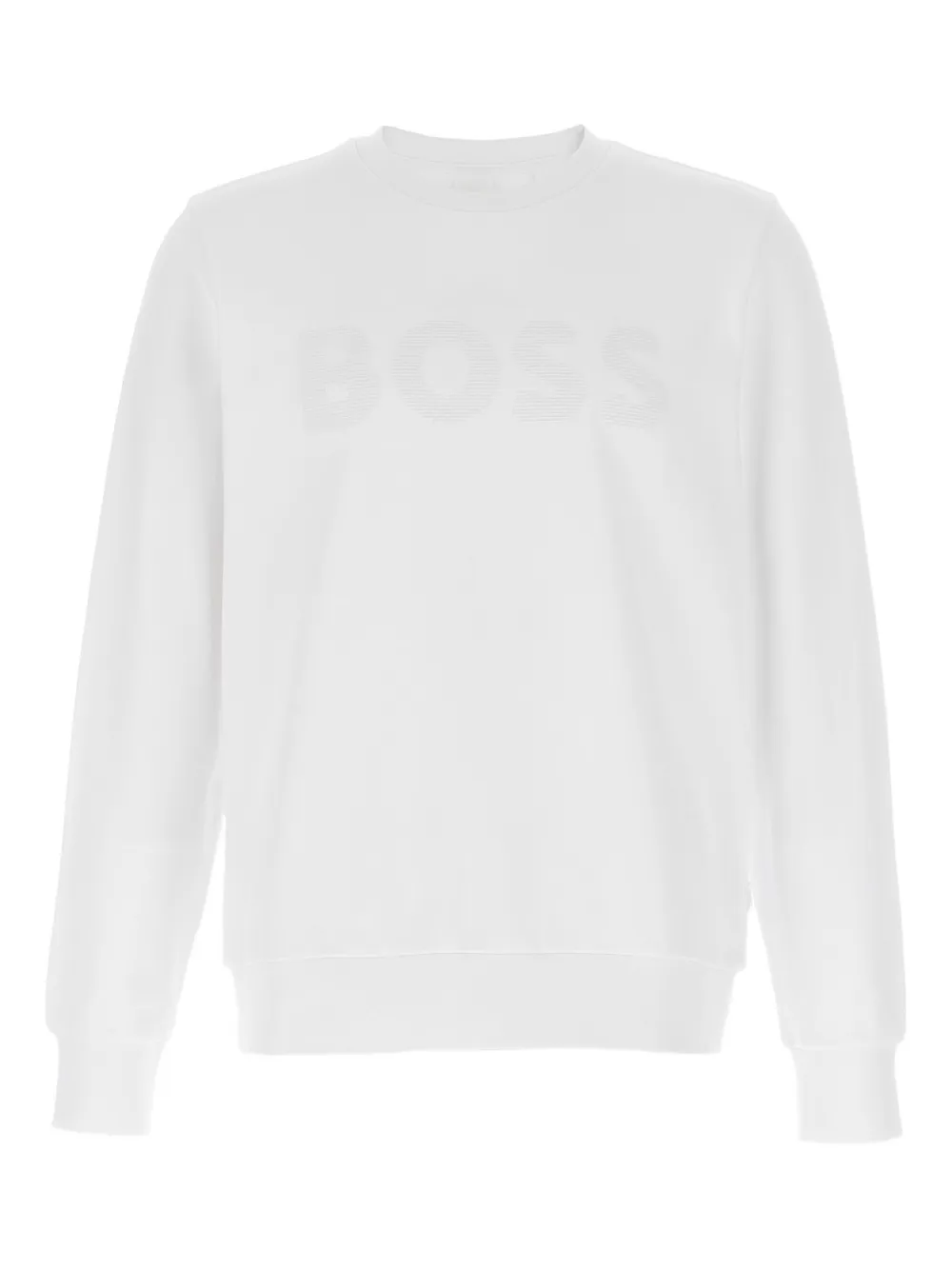 BOSS logo-embellished sweatshirt – White