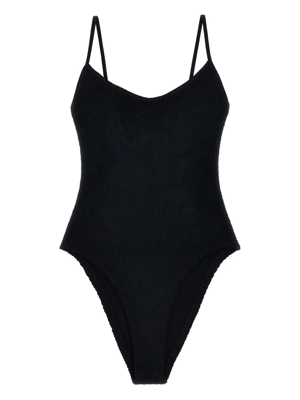 Shop Hunza G Pamela Swimsuit In Black