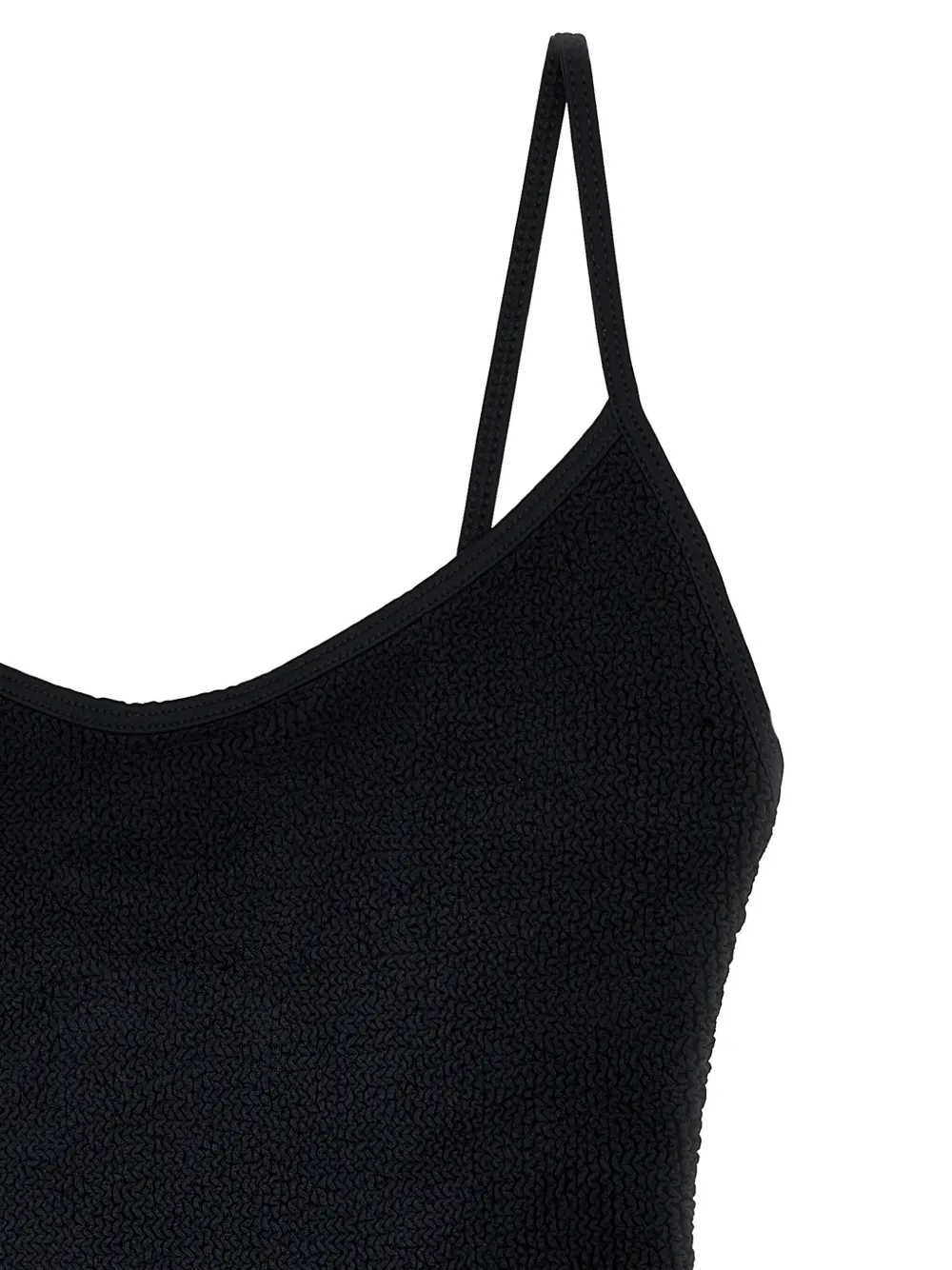 Shop Hunza G Pamela Swimsuit In Black