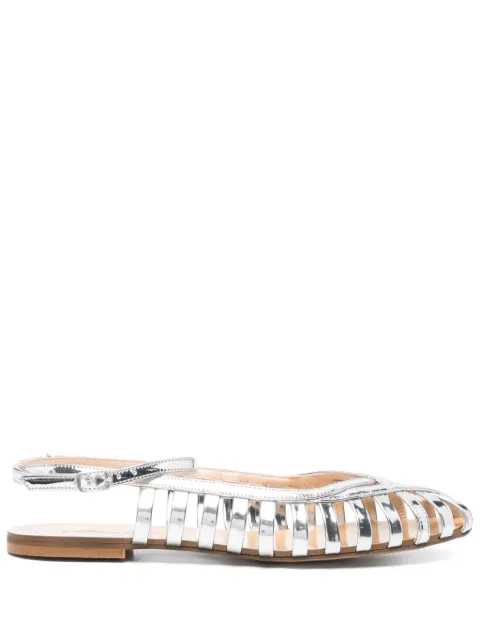 Anna F. metallic ballet flats