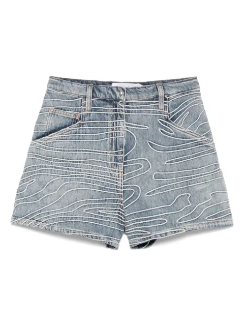 IRO shorts de mezclilla bordados