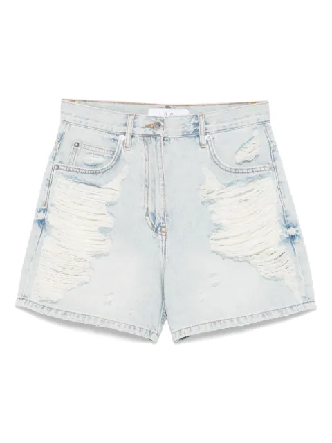 IRO shorts de mezclilla con detalles rasgados