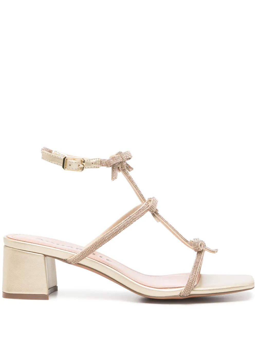 Bibi Lou 55mm leather sandals Gold