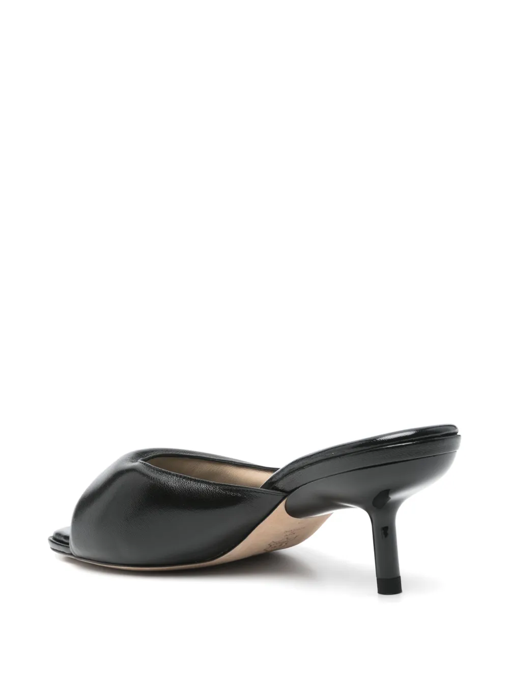 Ottange 65mm leather mules Black