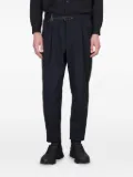 and Wander pleated trousers - Black