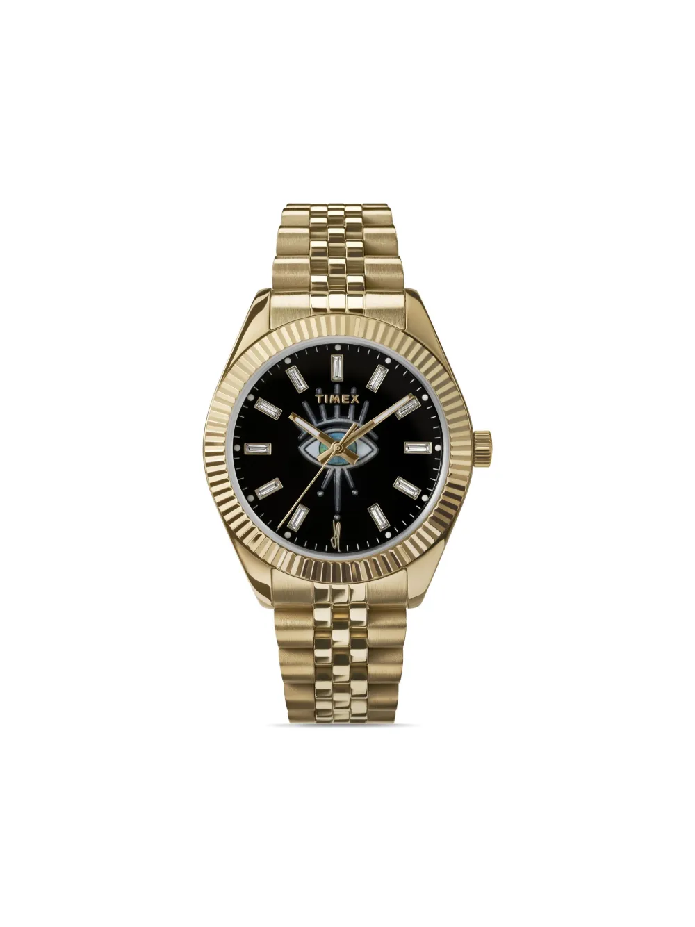 x Jacquie Aiche stainless steel eye dial 38mm