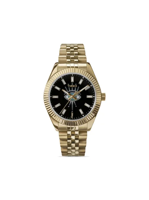 TIMEX x Jacquie Aiche stainless steel eye dial 38mm