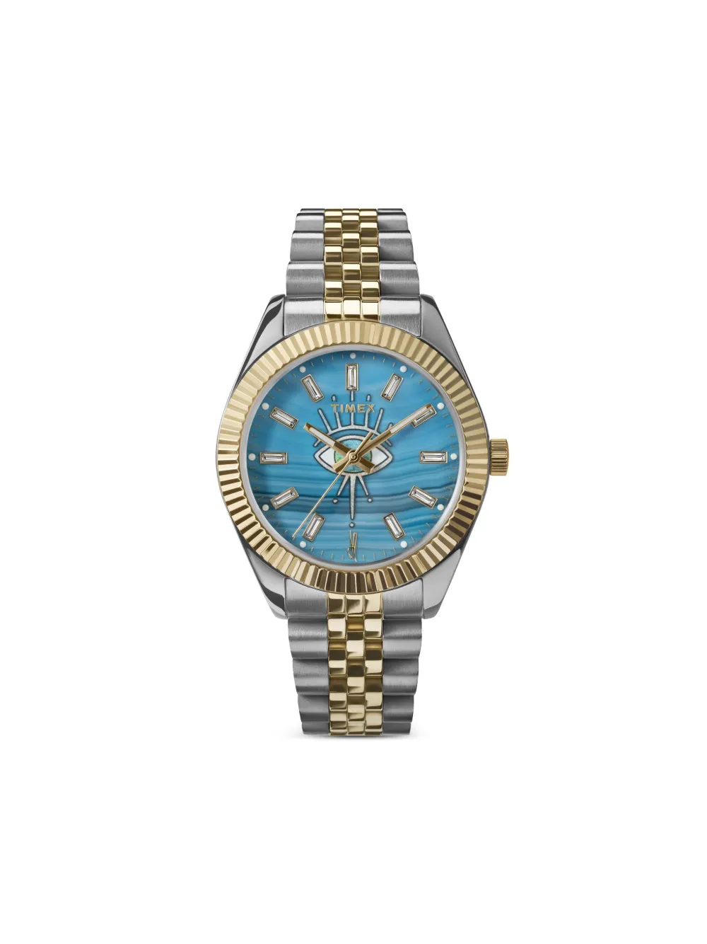 x Jacquie Aiche stainless steel Eye dial 38mm