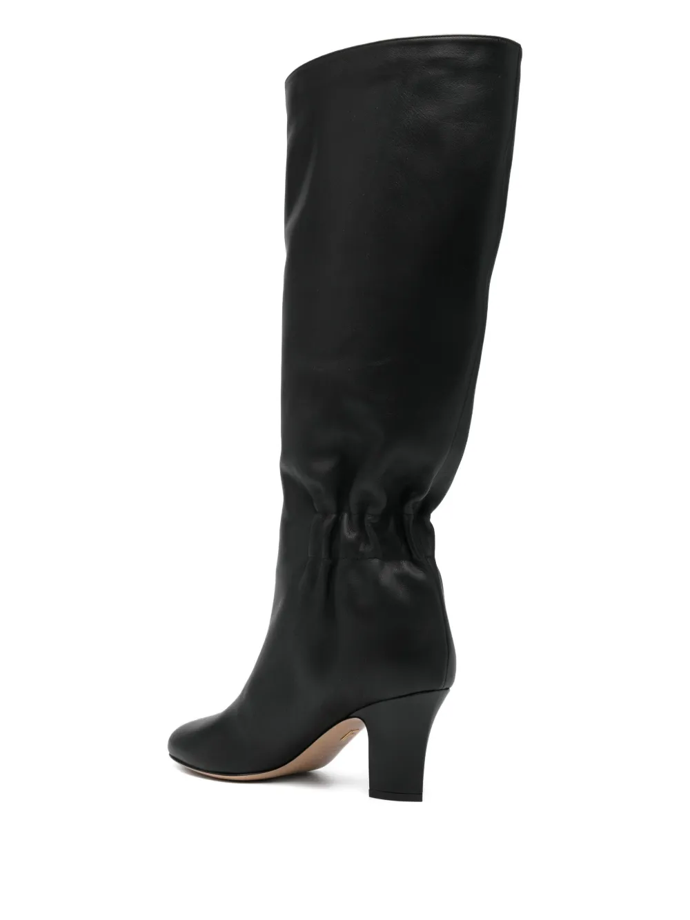Ferragamo 70mm Jannette leather boots Black