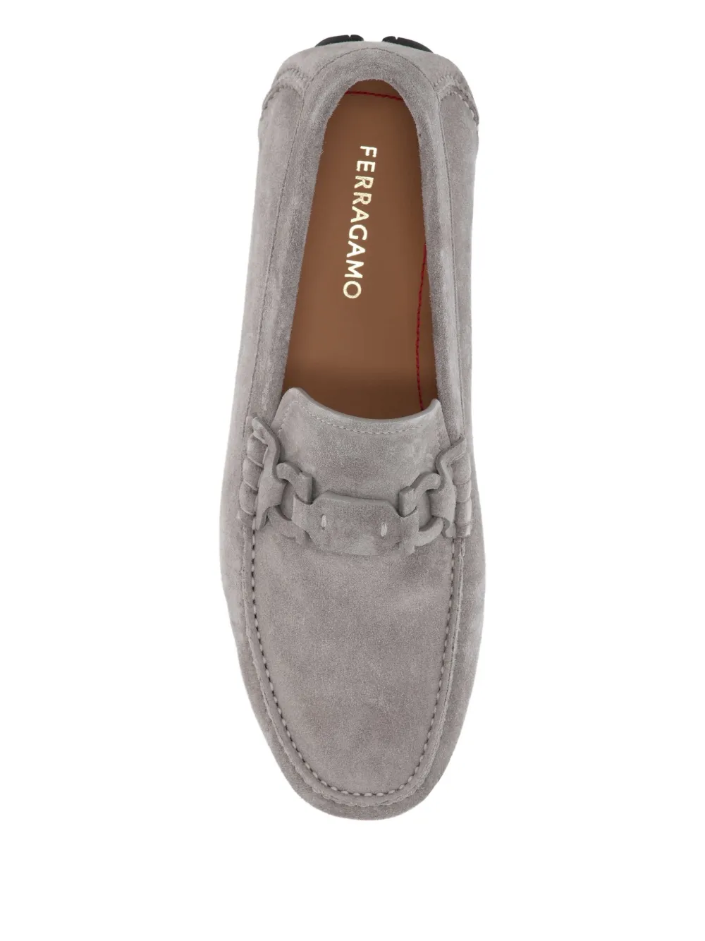 Ferragamo Gancini-detail loafers TAORMINA STONE