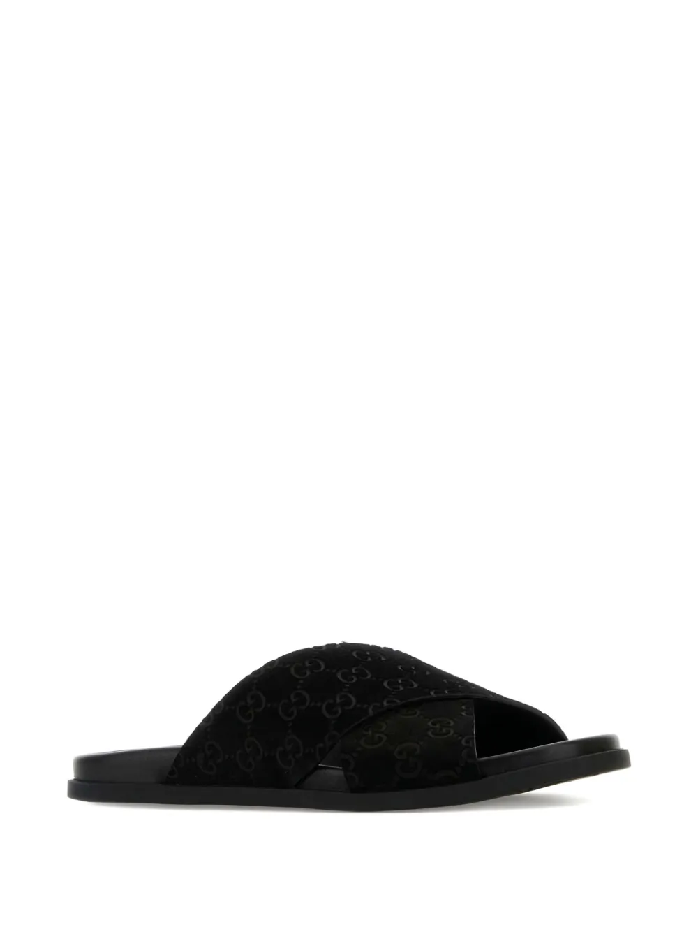 Gucci Sandalen met GG-print - Zwart