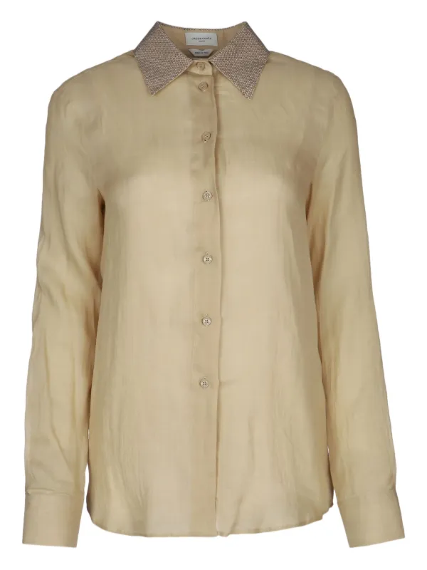 Jacob Cohën Borchie Shirt in Neutrals