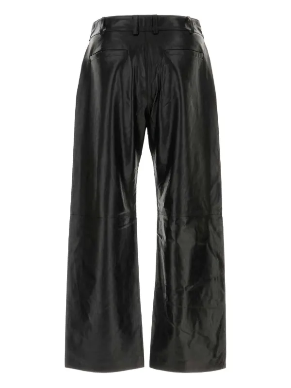 ENTIRE STUDIOS Leather Trousers | Black | FARFETCH