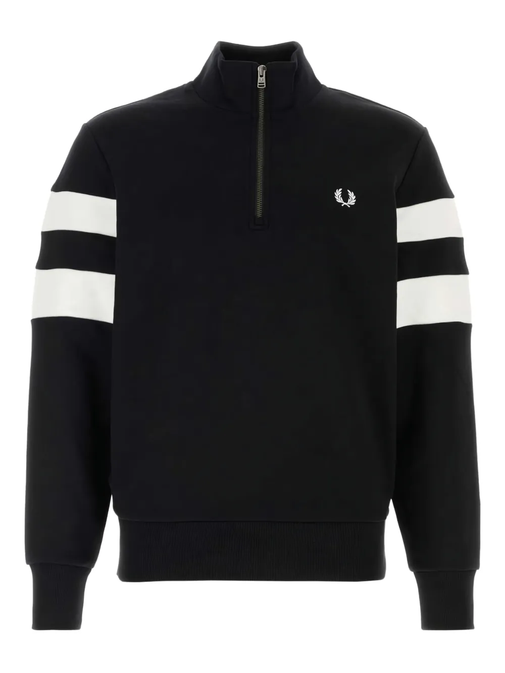 Fred Perry sudadera con logo bordado | negro | Image 1