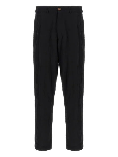 Comme Des Garçons Shirt crease-effect trousers