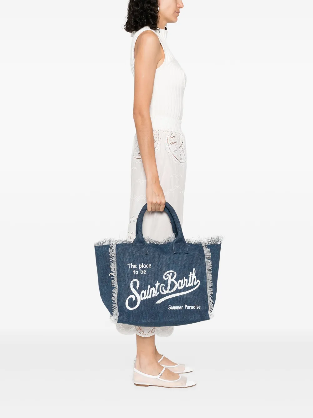 MC2 Saint Barth Medium Vanity shopper - Blauw