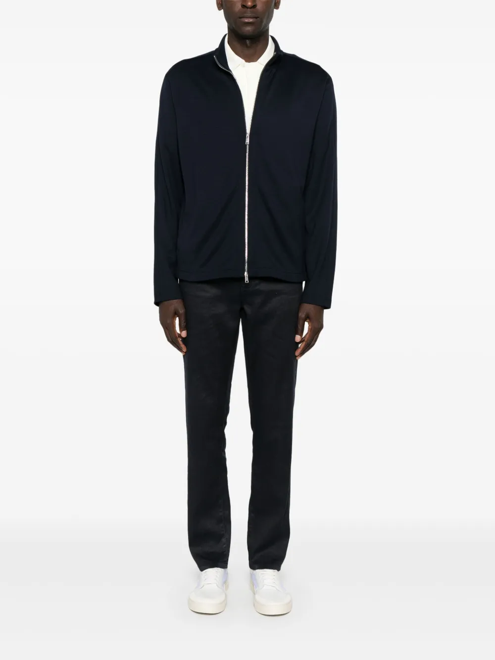 Zegna textured polo shirt - Geel