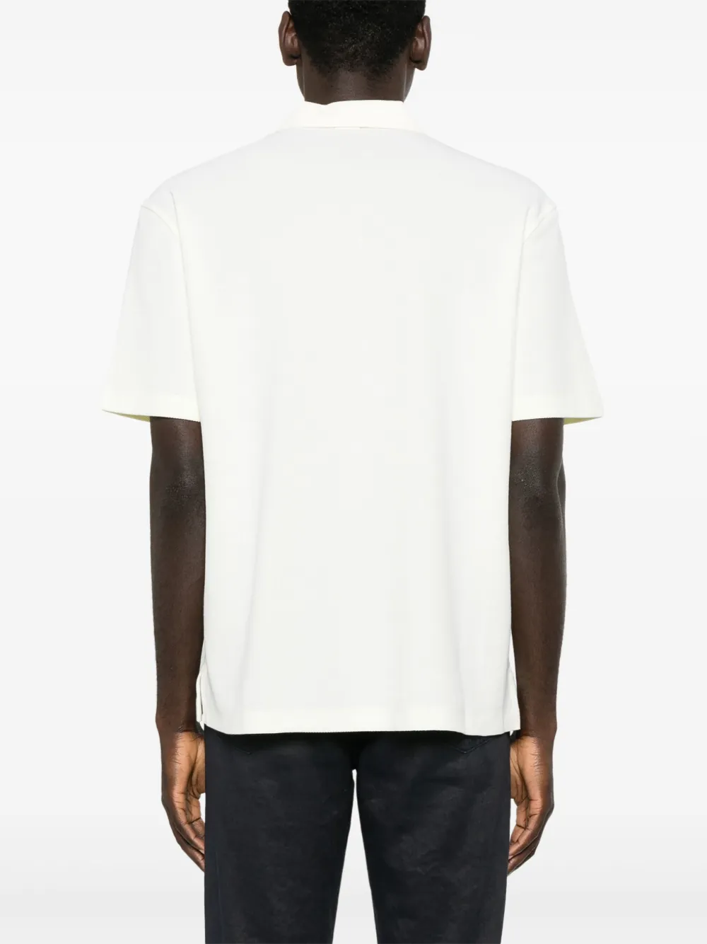Zegna Poloshirt met textuur Geel