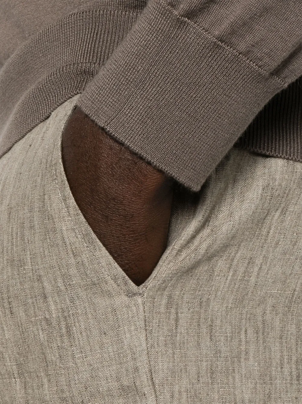 Zegna Linnen broek Bruin