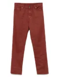 Zegna logo-patch jeans - Red