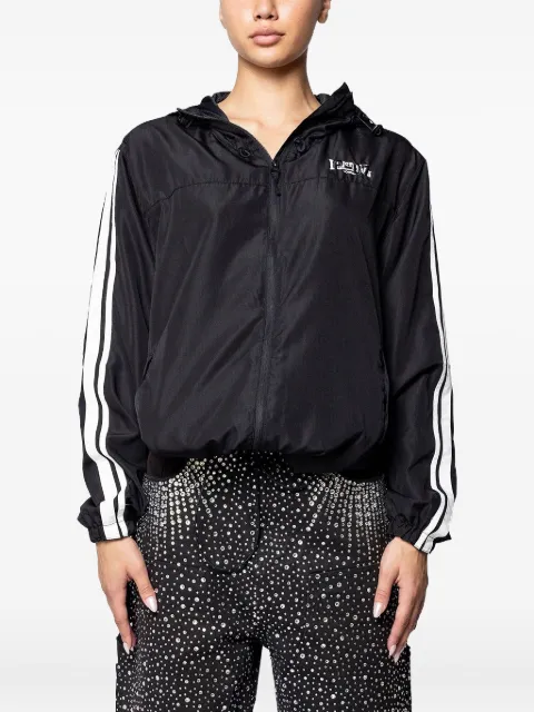 PROTOTYPES stripe-detail hooded jacket