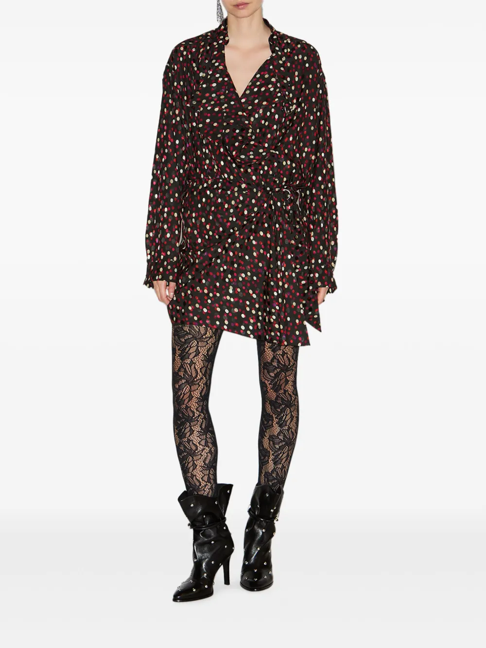 ISABEL MARANT polka-dot wrap dress | Day Dresses | Image 2