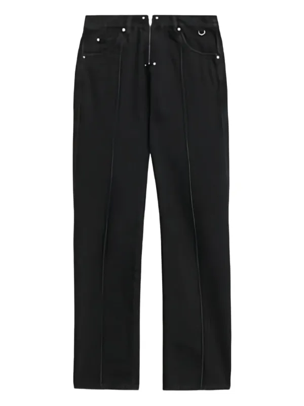 Isabel Marant Silviana Zip-detail Trousers in Black